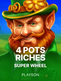 4 Pots Riches Super Wheel Slot mit Jackpot-Rädern und Bonus-Features